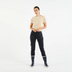 Tribord Bottes Caoutchouc Adulte SAILING 500 Navy -Pêche Passion Soldes bottes caoutchouc adulte sailing 500 navy 3