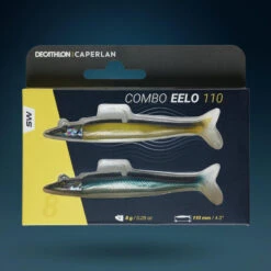 COMBO Leurres Souples Shad Lançon EELO 110 8gr AYU/BLEU -Pêche Passion Soldes combo leurres souples shad lancon eelo 110 8gr ayubleu 9