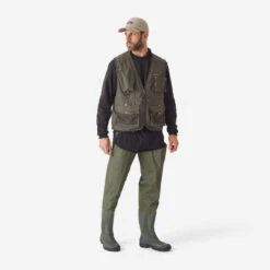 GILET De Pêche 500 Kaki -Pêche Passion Soldes gilet de peche 500 kaki 9