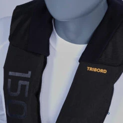 Tribord Gilet De Sauvetage Gonflable Adulte LJ 150N+ AIR Série Limitée Noir -Pêche Passion Soldes gilet de sauvetage gonflable adulte lj 150n air serie limitee noir 6