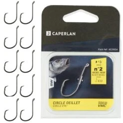Hameçon A Oeillet HOOK CIRCLE EYE Pêche En Mer -Pêche Passion Soldes hamecon a oeillet hook circle eye peche en mer 6