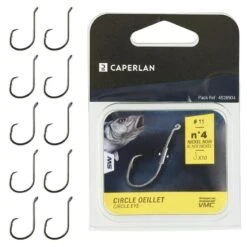 Hameçon A Oeillet HOOK CIRCLE EYE Pêche En Mer -Pêche Passion Soldes hamecon a oeillet hook circle eye peche en mer 8