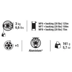 Moulinet Pêche à La Mouche HRK - R #6/7/8 -Pêche Passion Soldes moulinet peche a la mouche hrk r 678 5