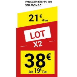 PANTALON CARGO RESISTANT STEPPE 300 MARRON -Pêche Passion Soldes pantalon cargo resistant steppe 300 marron 1