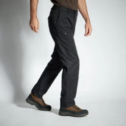 PANTALON CARGO RESISTANT STEPPE 300 NOIR -Pêche Passion Soldes pantalon cargo resistant steppe 300 noir 3