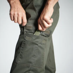PANTALON CARGO RESISTANT STEPPE 300 VERT -Pêche Passion Soldes pantalon cargo resistant steppe 300 vert 7
