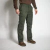 PANTALON CHASSE CHAUD VERT 100 -Pêche Passion Soldes pantalon chasse chaud vert 100