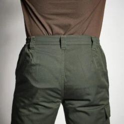 PANTALON CHASSE CHAUD VERT 100 14 PANTALON CHASSE CHAUD VERT 100 -Pêche Passion Soldes pantalon chasse chaud vert 100 4