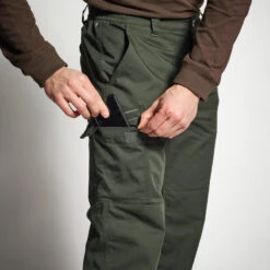 PANTALON CHASSE CHAUD VERT 100 16 PANTALON CHASSE CHAUD VERT 100 -Pêche Passion Soldes pantalon chasse chaud vert 100 6
