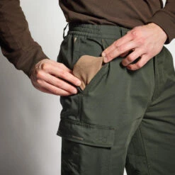 PANTALON CHASSE CHAUD VERT 100 17 PANTALON CHASSE CHAUD VERT 100 -Pêche Passion Soldes pantalon chasse chaud vert 100 7