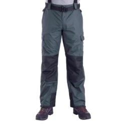 Pantalon De Pêche Imperméable 500 Gris -Pêche Passion Soldes pantalon de peche impermeable 500 gris 2