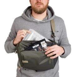 Sac à Bandoulière De Pêche 9L - Sling Bag 100 Kaki -Pêche Passion Soldes sac a bandouliere de peche 9l sling bag 100 kaki 6